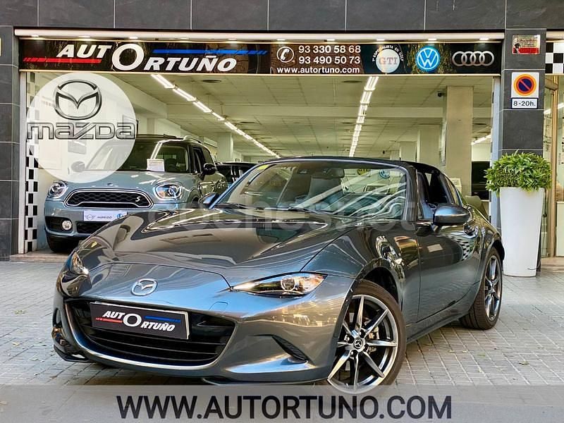 Gris Usado 2018 Mazda MX5 Inclusive Descapotable | 23.995 € (Un poco caro) - Imagen 1/4
