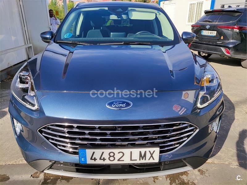 Azul Usado 2021 Ford Kuga Titanium SUV | 19.900 € (Super precio) - Imagen 1/4