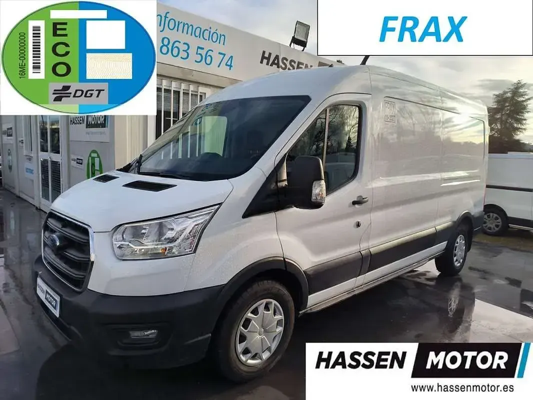 Usado Ford Transit Trend 131 CV (96 kW) 2021 Blanco Van