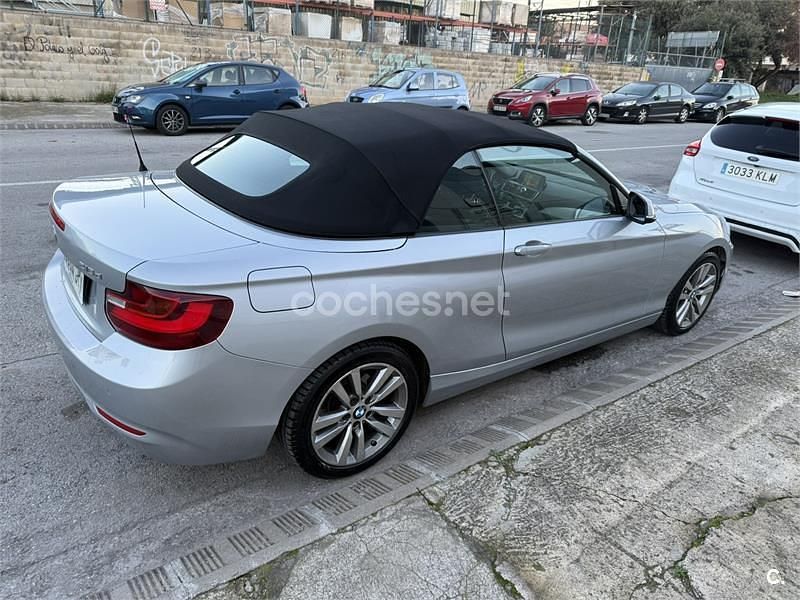 Usado BMW 218 150 CV (110 kW) 2017 Gris / plata Descapotable