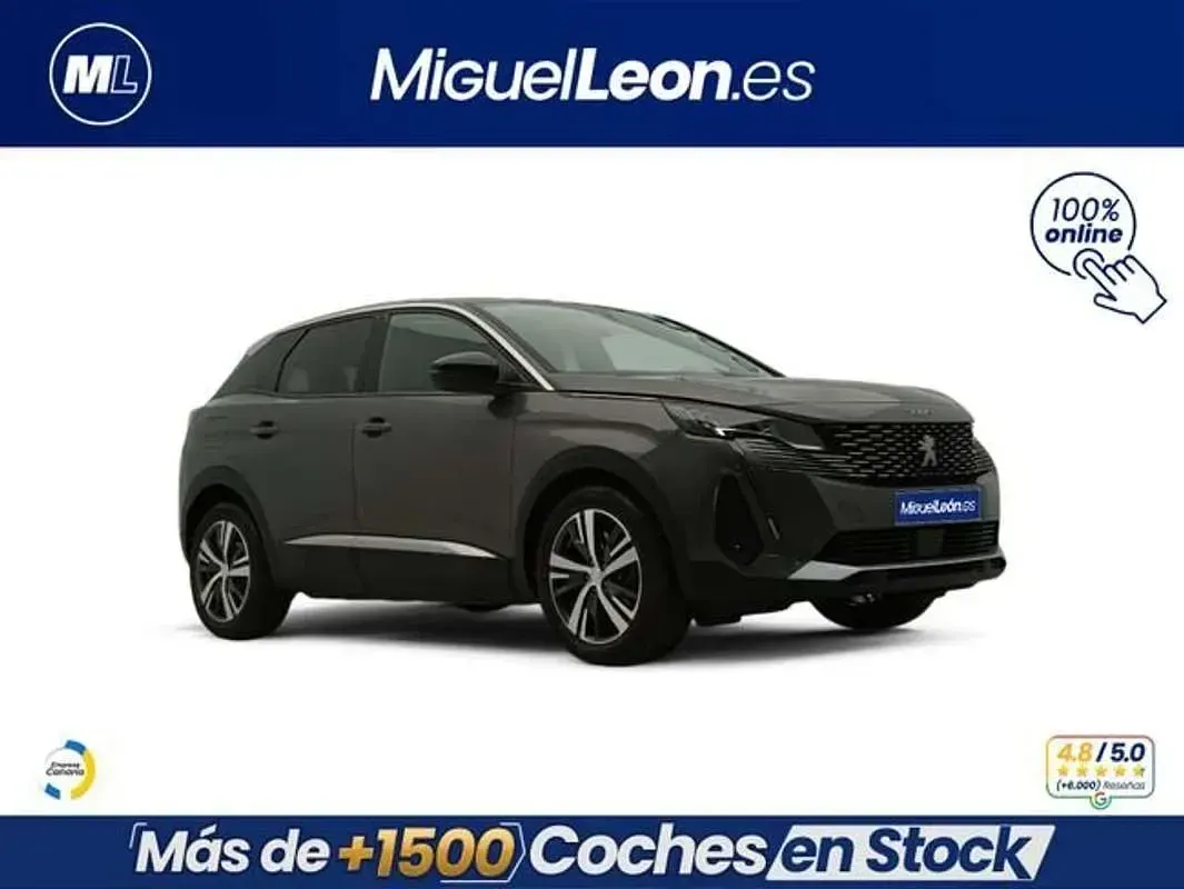 Usado Peugeot 3008 Allure 224 CV (164 kW) 2022 Gris SUV