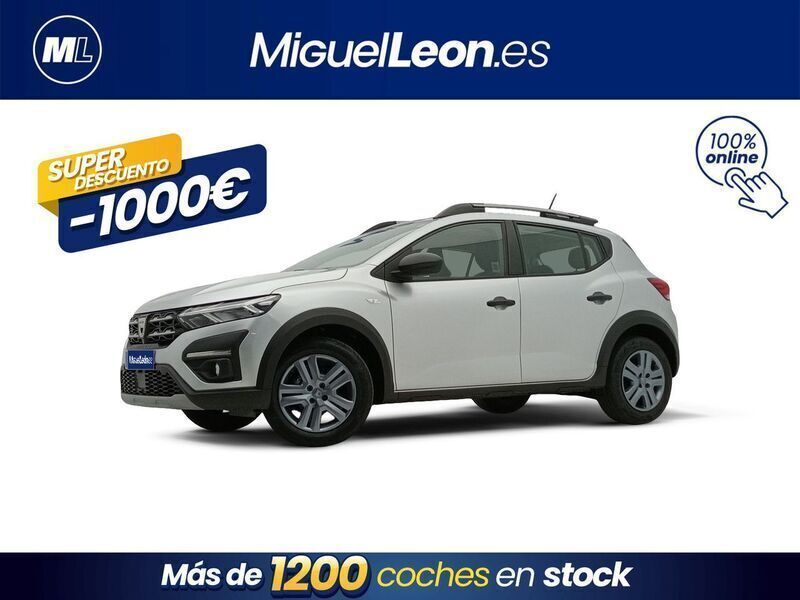 Gris / plata Usado 2022 Dacia Sandero Essentiel Utilitario | 12.985 € (Precio justo) - Imagen 1/3