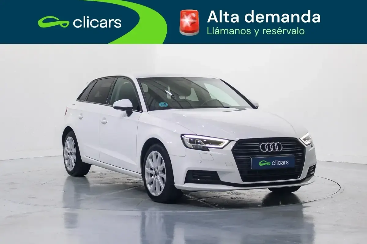 Usado Audi A3 Design 110 CV (80 kW) 2017 Blanco Berlina