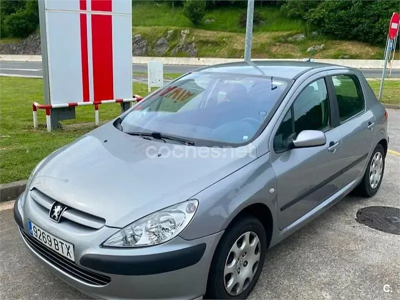 Usado Peugeot 307 110 CV (80 kW) 2002 Gris / plata Berlina