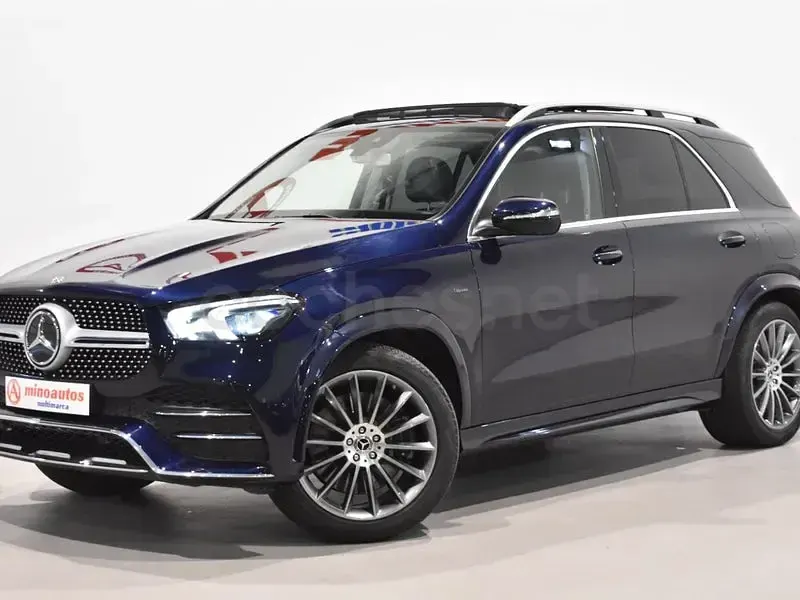 Usado Mercedes GLE350 AMG line 321 CV (236 kW) 2020 Azul SUV