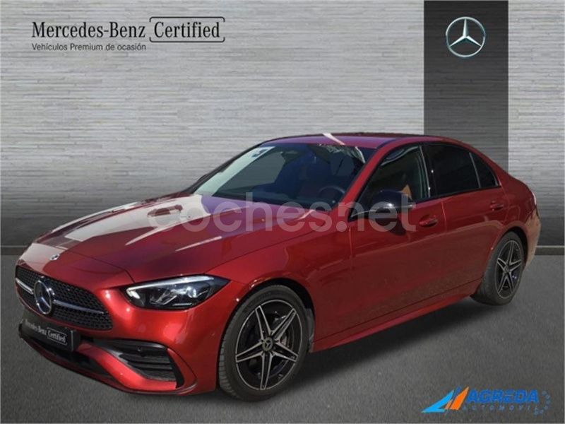 Rojo Usado 2022 Mercedes C220 Berlina | 41.900 € (Precio justo) - Imagen 1/4