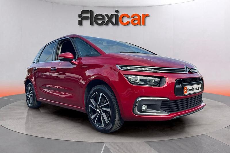 Rojo Usado 2017 Citroën C4 Picasso Feel Monovolumen | 12.590 € (Precio justo) - Imagen 1/4
