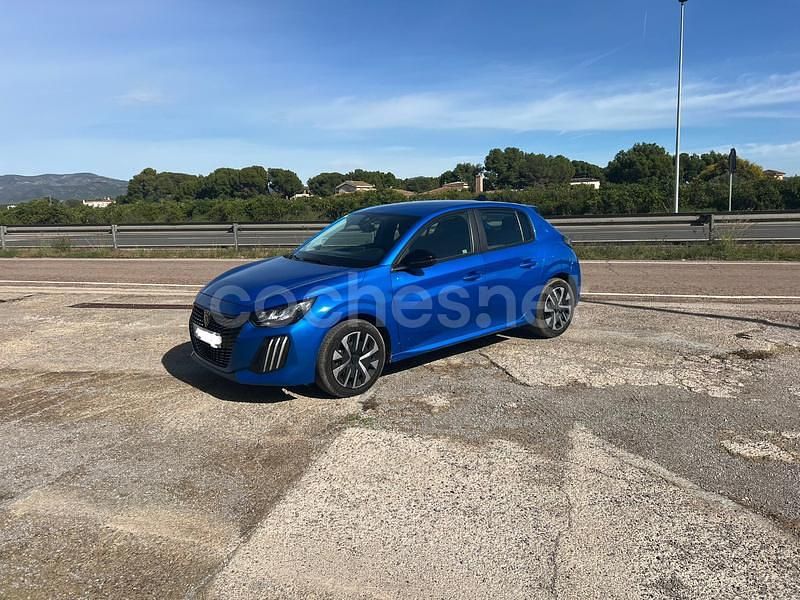 Usado Peugeot 208 Active 100 CV (73 kW) 2024 Azul Utilitario