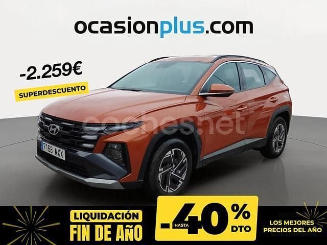 Naranja Usado 2025 Hyundai Tucson SUV | 24.490 € (Precio justo) - Imagen 1/4