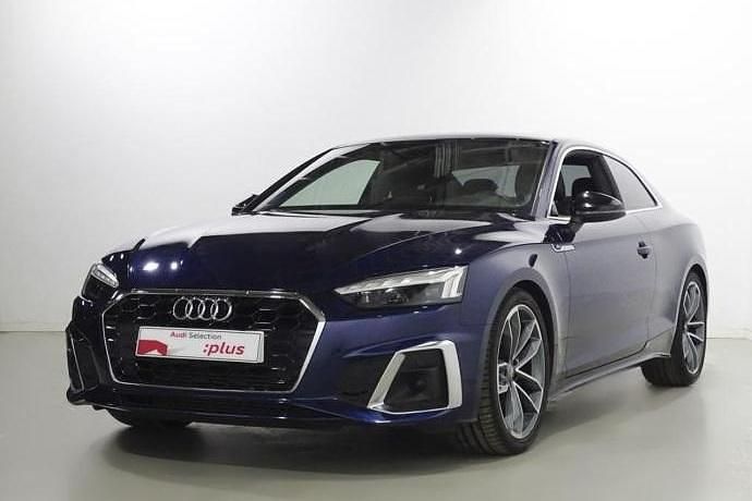 Usado Audi A5 S-Line 190 CV (139 kW) 2021 Azul Coupe