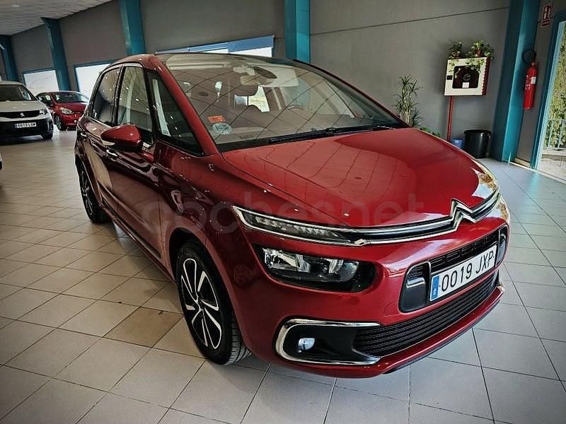 Usado Citroën C4 Picasso Feel 120 CV (88 kW) 2017 Granate Monovolumen