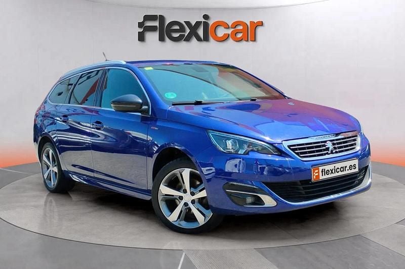 Azul Usado 2016 Peugeot 308 SW GT-line Familiar | 7490 € (Buen precio) - Imagen 1/4