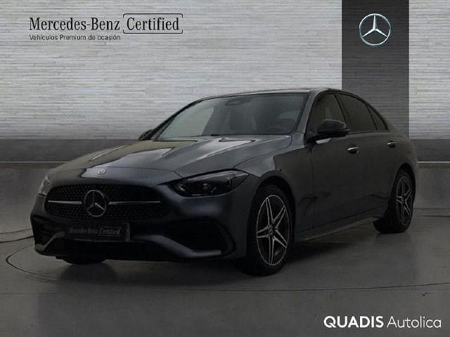 Usado Mercedes C300e AMG line 313 CV (230 kW) 2024 Gris selenita