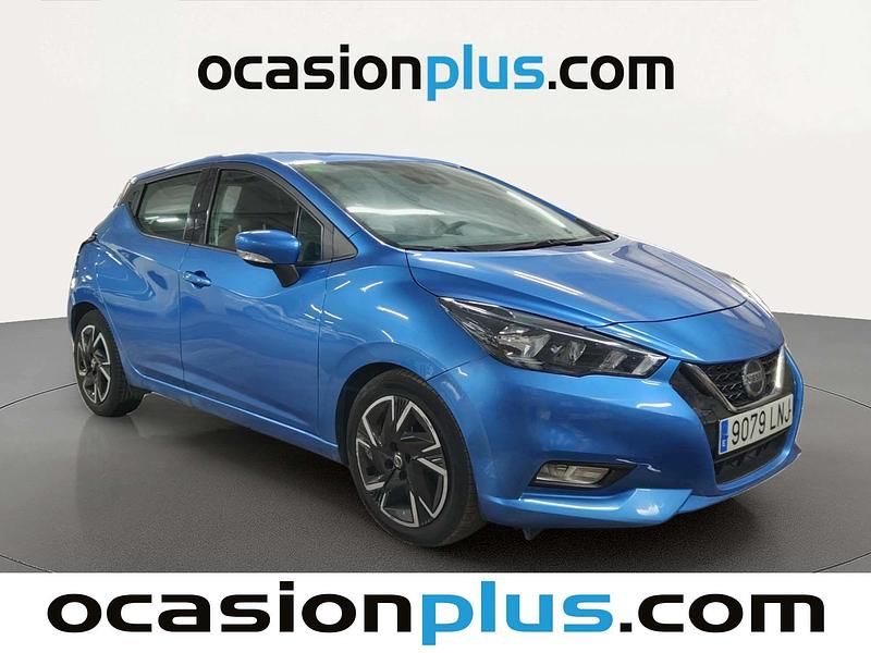Usado Nissan Micra Acenta 92 CV (67 kW) 2021 Azul Utilitario