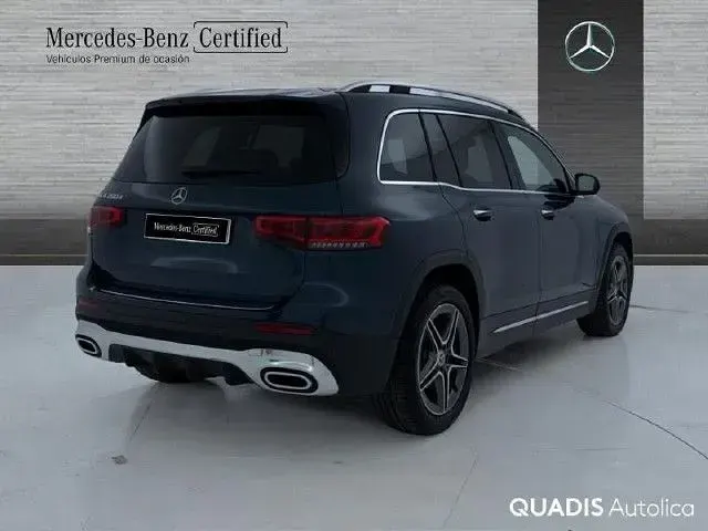 Usado Mercedes GLB200 150 CV (110 kW) 2022 Azul denim SUV