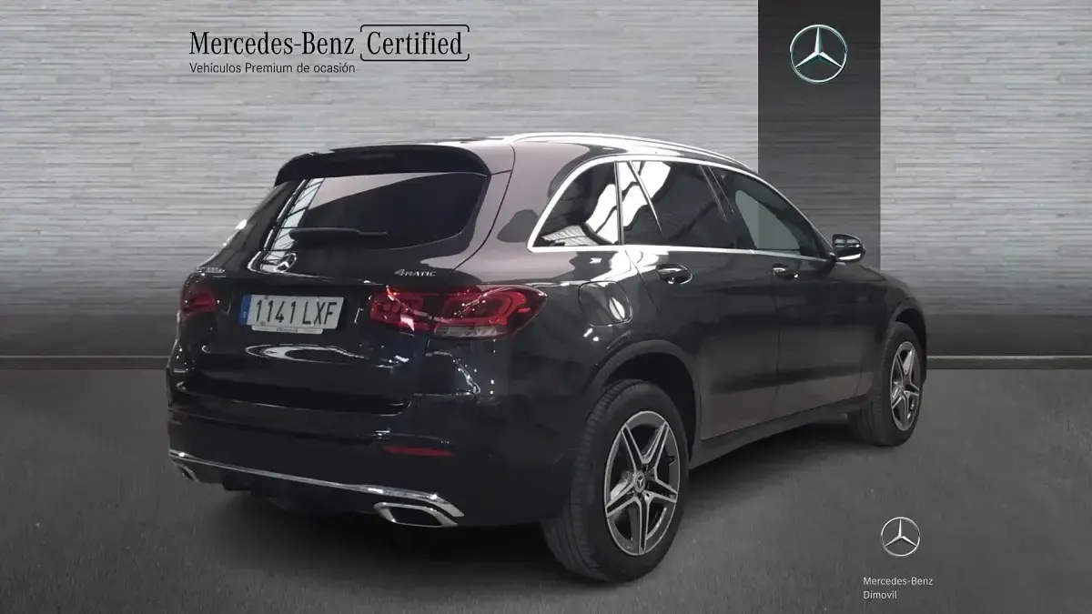 Usado Mercedes GLC300de AMG line 194 CV (142 kW) 2022 Gris