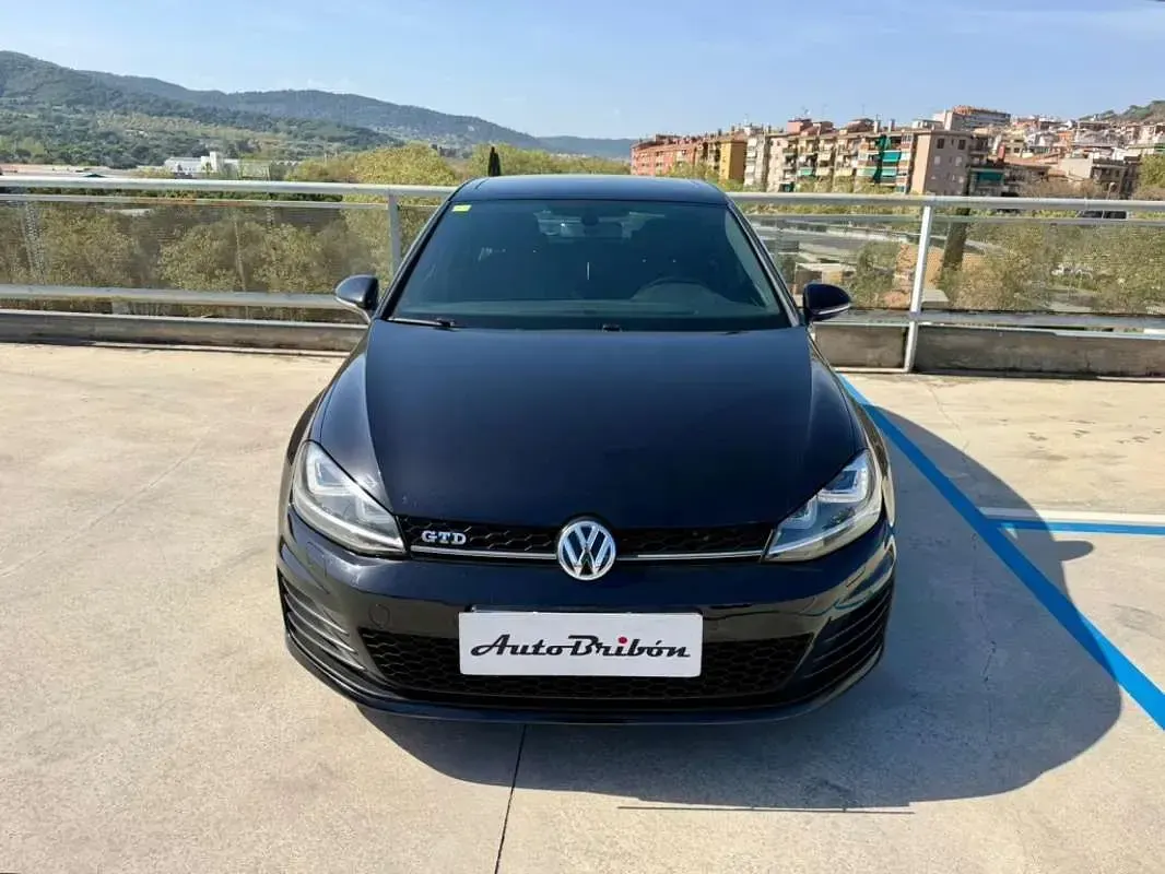 Usado VW Golf VII GTD 184 CV (135 kW) 2016 Negro Utilitario