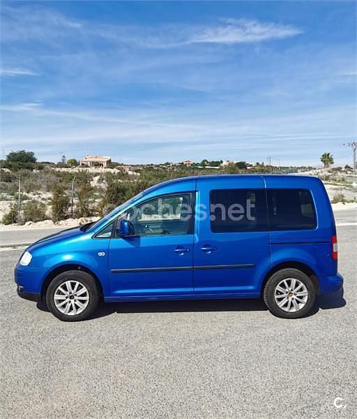Usado VW Caddy Life 105 CV (77 kW) 2009 Azul Monovolumen