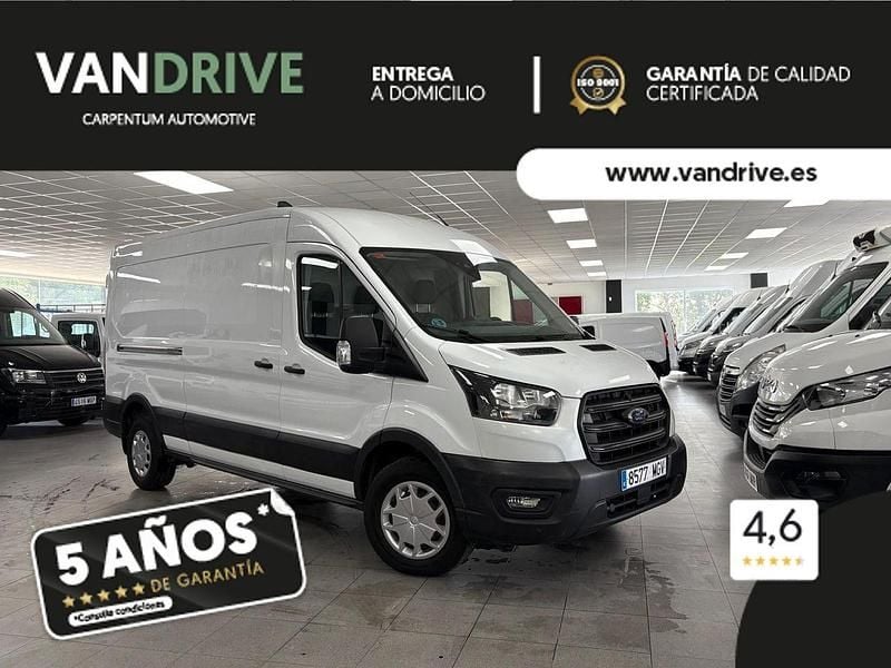 Blanco Usado 2021 Ford Transit Trend Berlina | 18.900 € (Precio justo) - Imagen 1/4