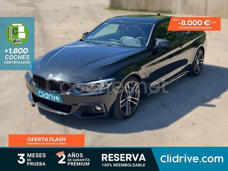 Negro Usado 2018 BMW 420 Descapotable | 25.290 € (Precio justo) - Imagen 1/3