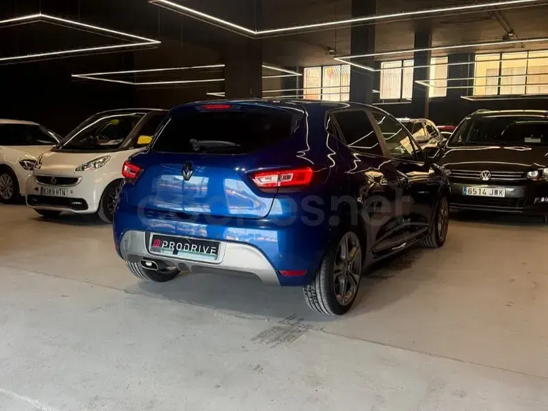 Usado Renault Clio IV GT 120 CV (88 kW) 2016 Azul Berlina