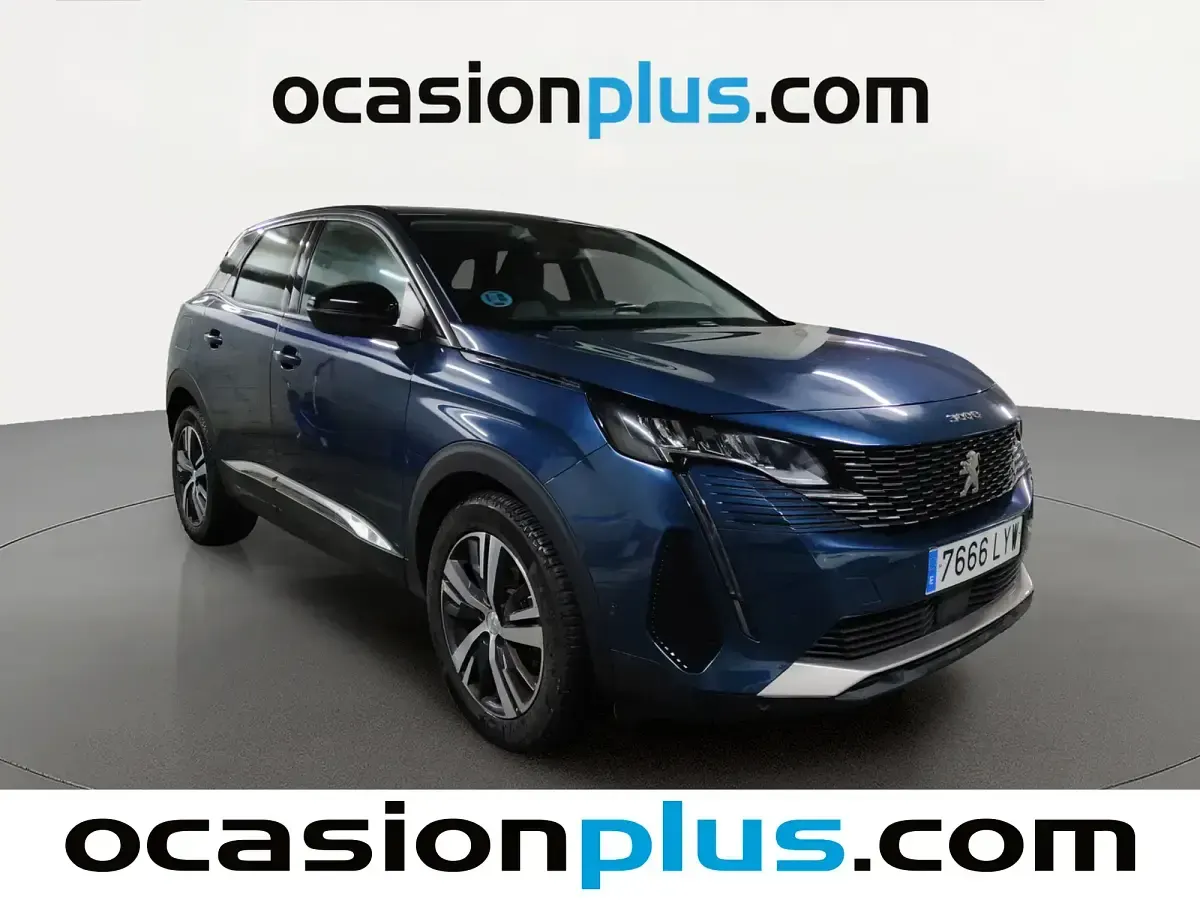 Usado Peugeot 3008 Allure 130 CV (95 kW) 2022 Azul SUV