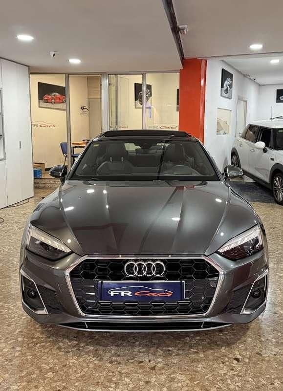 Usado Audi A5 S-Line 190 CV (139 kW) 2020 Gris Coupe