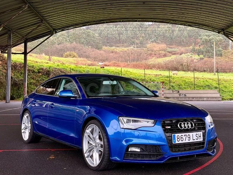 Azul Usado 2017 Audi A5 Sportback Ambiente Utilitario | 16.900 € (Buen precio) - Imagen 1/4