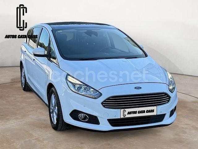 Blanco Usado 2015 Ford S-MAX Titanium Monovolumen | 9490 € (Precio justo) - Imagen 1/4