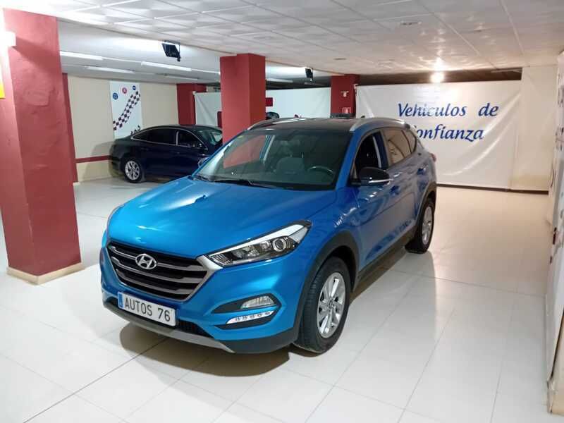 Azul Usado 2018 Hyundai Tucson GO! SUV | 20.900 € (Caro) - Imagen 1/4