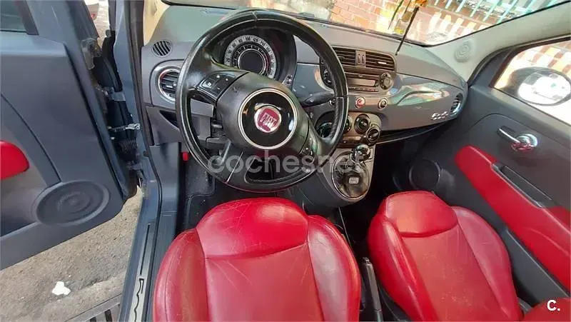 Usado Fiat 500C 85 CV (62 kW) 2011 Negro Descapotable