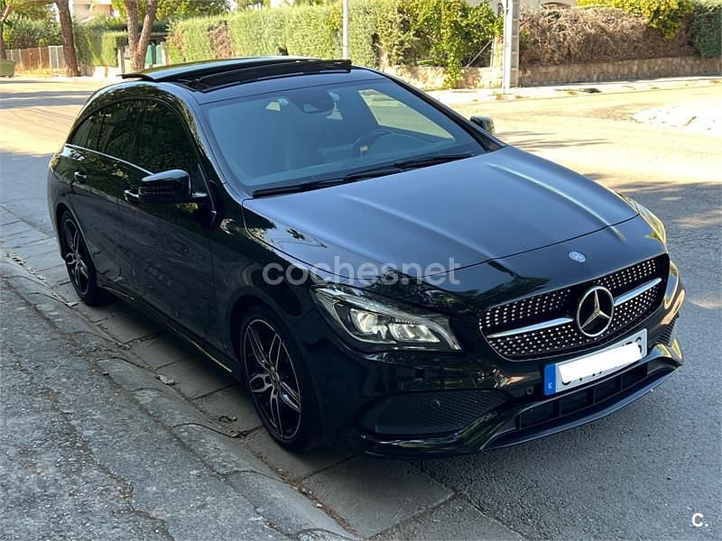 Negro Usado 2017 Mercedes CLA200 Shooting Brake AMG line Familiar | 22.900 € (Caro) - Imagen 1/4