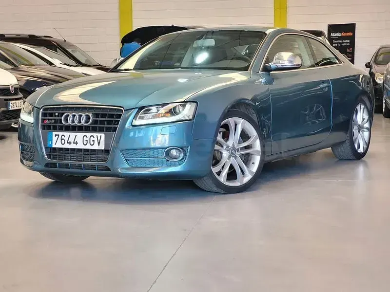 Usado Audi A5 190 CV (139 kW) 2008 Azul Coupe
