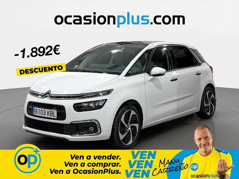Begagnad Citroën C4 Shine 150 HK (110 kW) 2017 Vit Minibuss