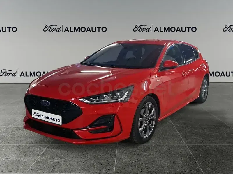 Usado Ford Focus ST-Line 125 CV (91 kW) 2024 Rojo Berlina