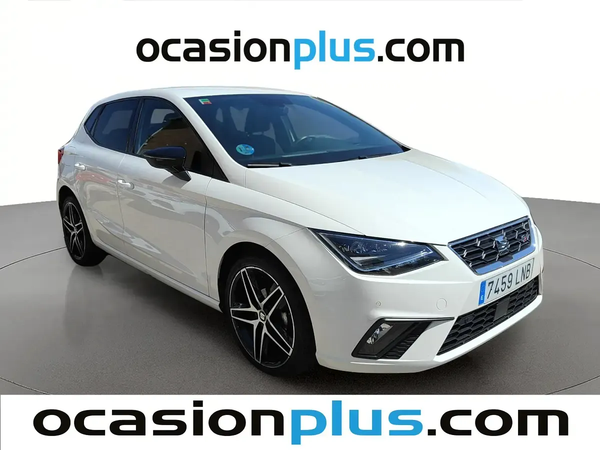 Usado Seat Ibiza FR 90 CV (66 kW) 2021 Blanco Utilitario