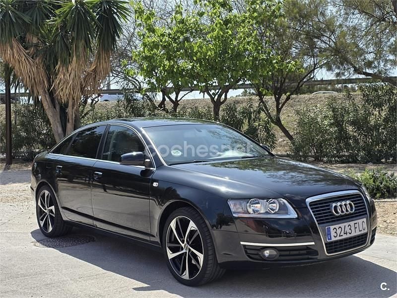 Usado Audi A6 140 CV (102 kW) 2007 Negro Berlina