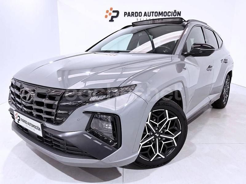 Usado Hyundai Tucson N Line 136 CV (100 kW) 2022 Gris / plata SUV