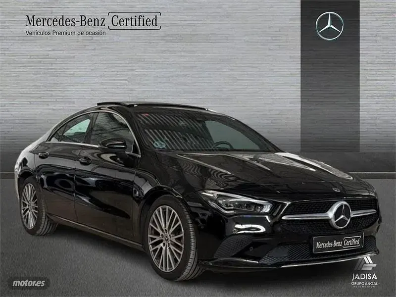Usado Mercedes CLA220 190 CV (139 kW) 2021 Negro Coupe