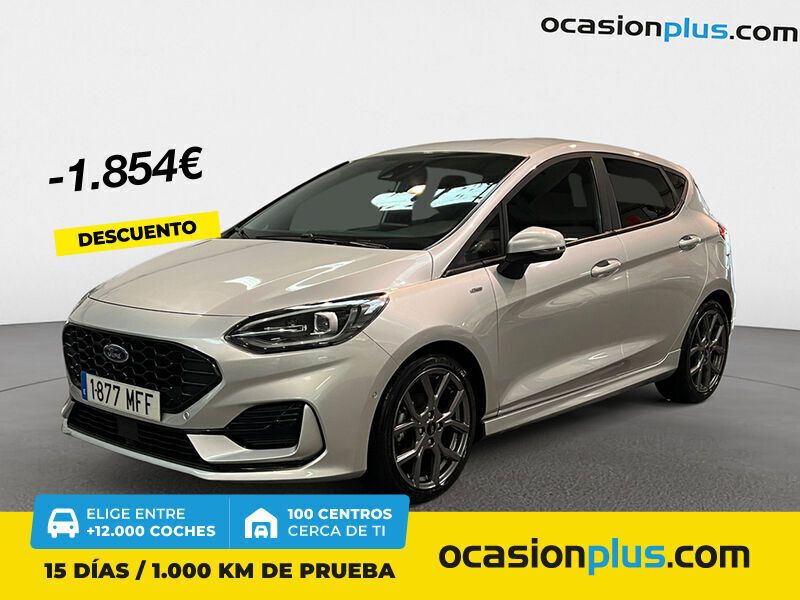 Gris Usado 2023 Ford Fiesta ST-Line Utilitario | 14.900 € (Precio justo) - Imagen 1/4