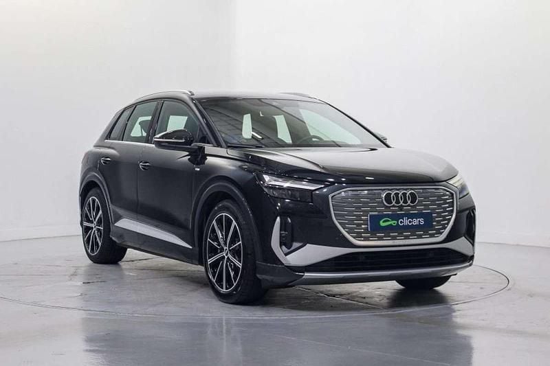 Usado Audi Q4 e-tron S-Line 150 kW (204 CV) 2023 Negro SUV