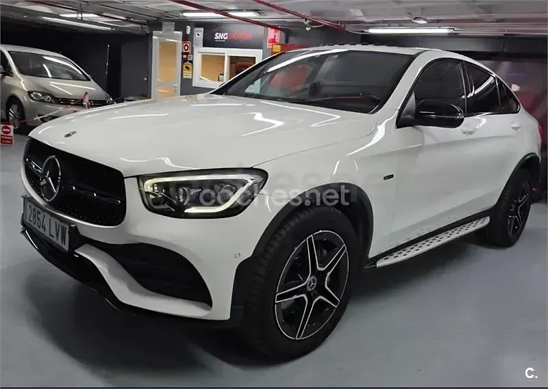 Usado Mercedes GLC300e 306 CV (225 kW) 2021 Blanco SUV