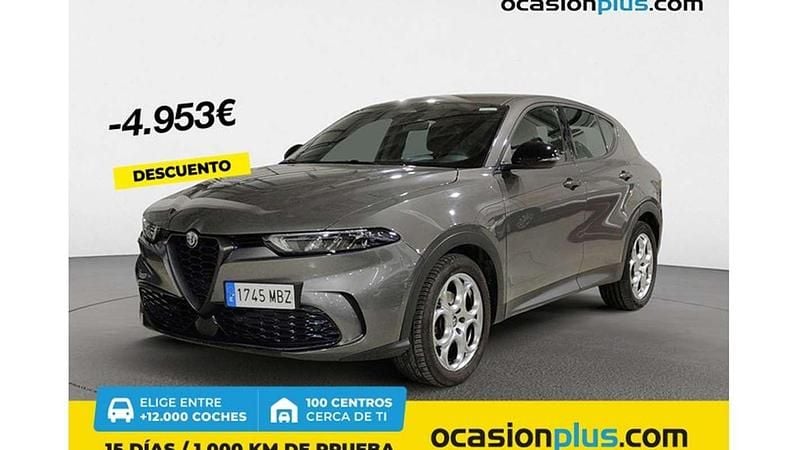 Gris Usado 2022 Alfa Romeo Tonale Sprint SUV | 22.637 € (Precio justo) - Imagen 1/4