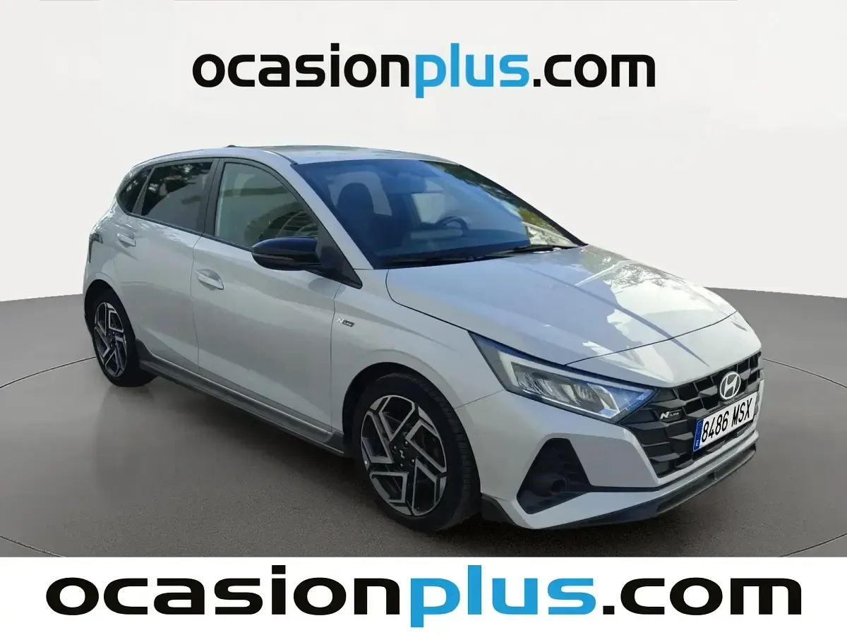 Usado Hyundai i20 N Line 79 CV (58 kW) 2024 Gris Berlina