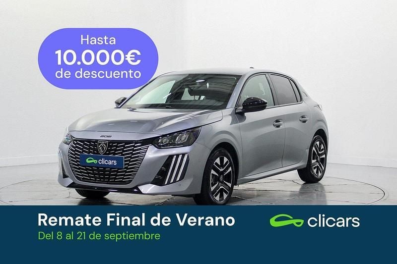 Gris / plata Usado 2024 Peugeot 208 Allure Utilitario | 15.790 € (Precio justo) - Imagen 1/4