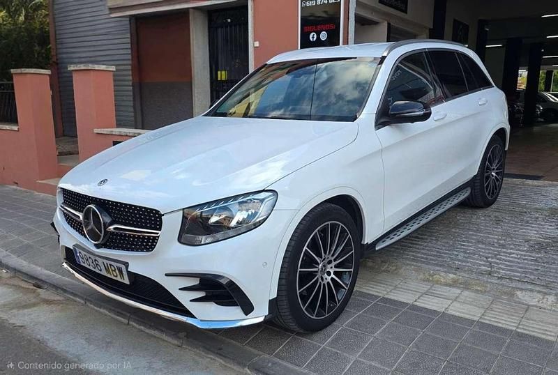 Usado Mercedes GLC250 204 CV (150 kW) 2017 Blanco SUV