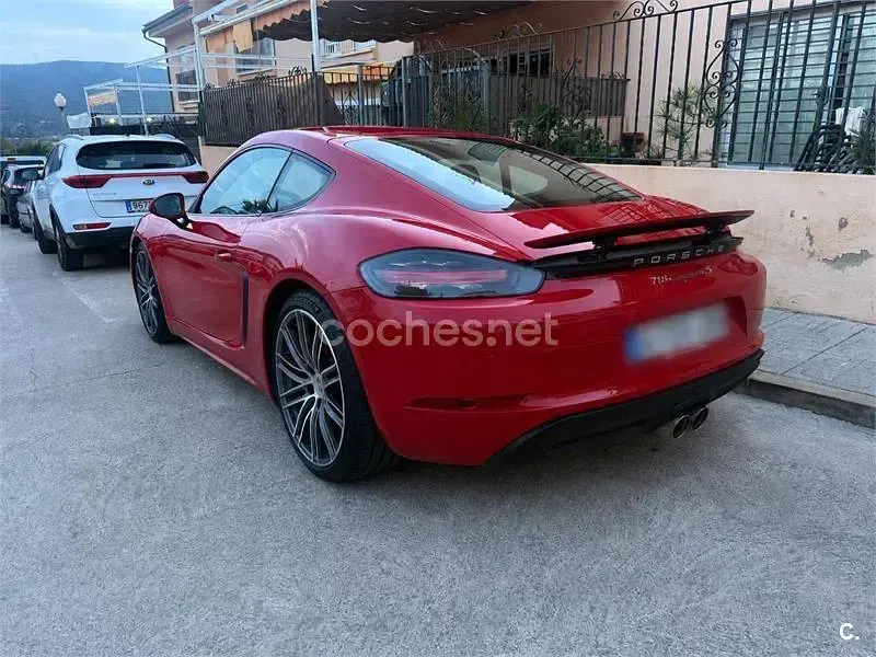 Usado Porsche 718 Cayman S 350 CV (257 kW) 2017 Rojo Coupe