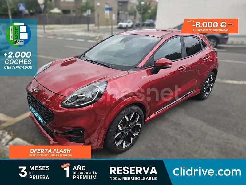 Granate Usado 2020 Ford Puma Gen-E ST-Line SUV | 17.490 € (Buen precio) - Imagen 1/3
