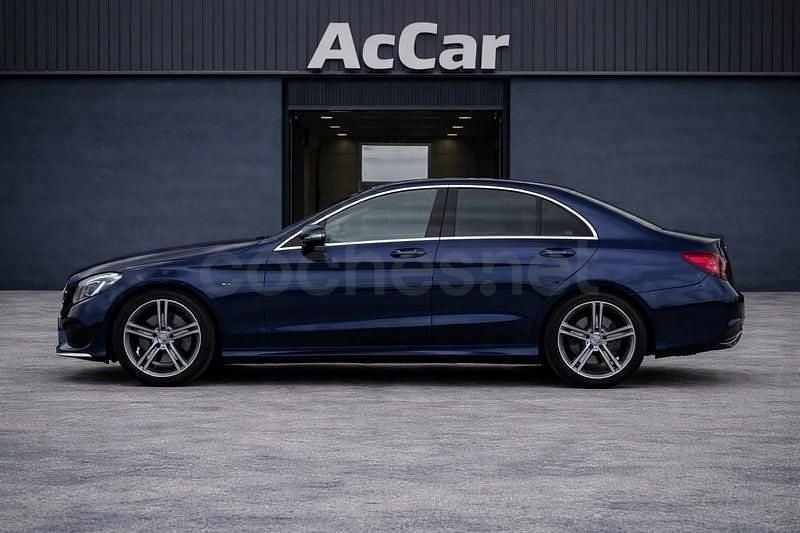 Usado Mercedes C220 170 CV (125 kW) 2017 Azul Berlina