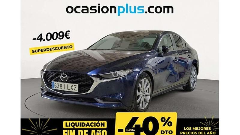 Azul Usado 2022 Mazda 3 Berlina | 17.719 € (Buen precio) - Imagen 1/4